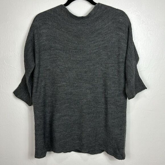 Maglificio Tattica Wool Blend Crew Neck Sweater In Gray Size S - Picture 4 of 8